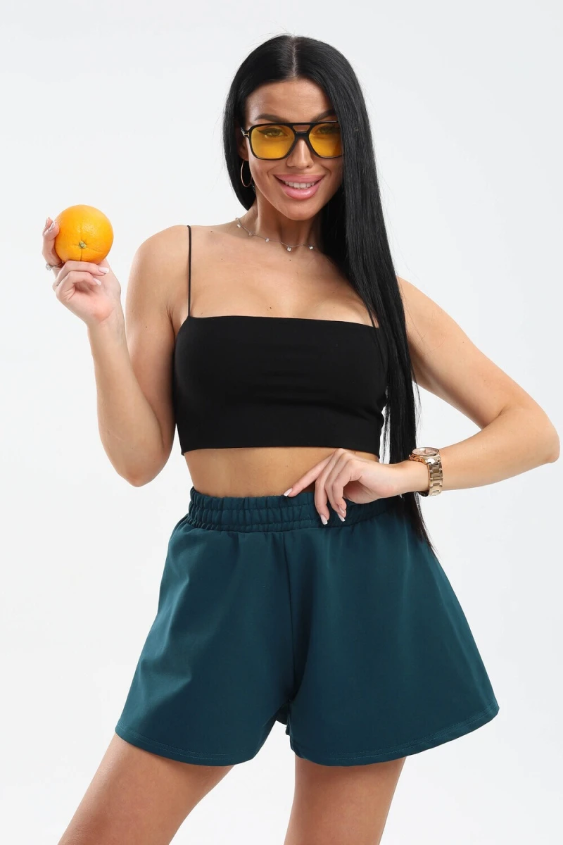 Юбка-шорт 13 (петроль)