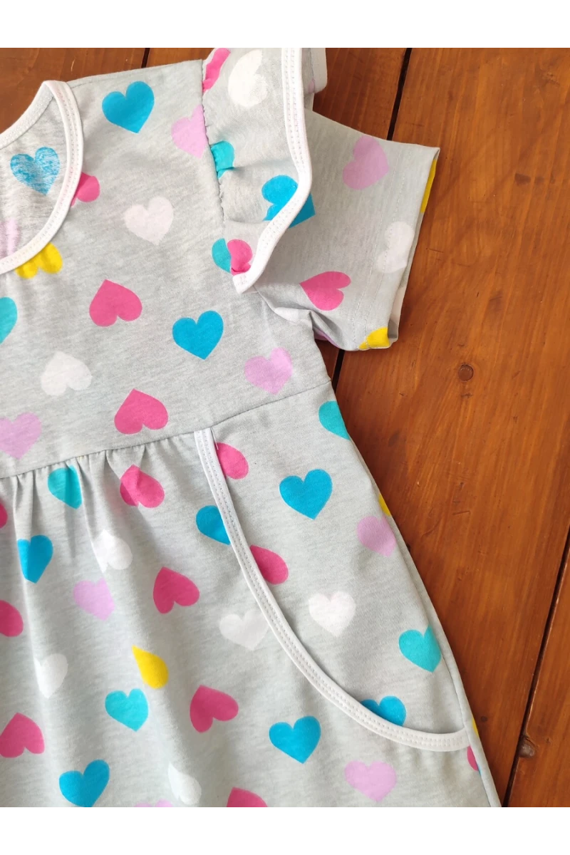 Платье ЛАДА 33060 кулирка КР (сердца)