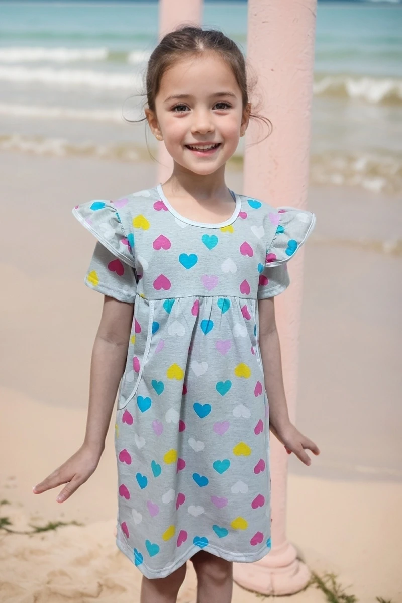 Платье ЛАДА 33060 кулирка КР (сердца)