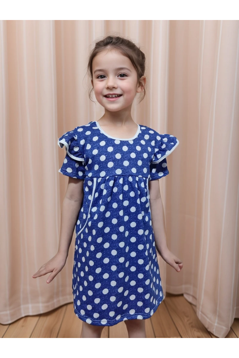 Платье ЛАДА 33060 кулирка КР (горох)