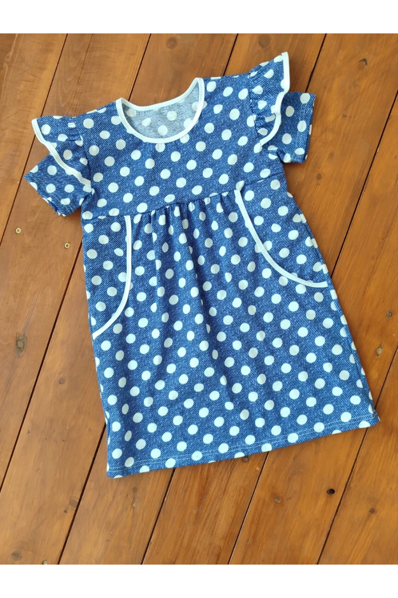 Платье ЛАДА 33060 кулирка КР (горох)