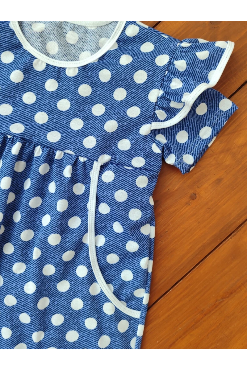 Платье ЛАДА 33060 кулирка КР (горох)