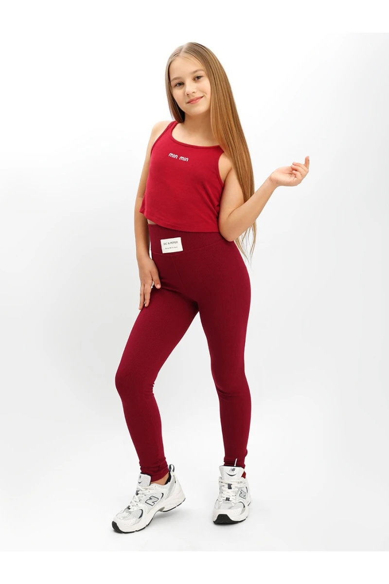 Лосины SP8234 (бордовый)