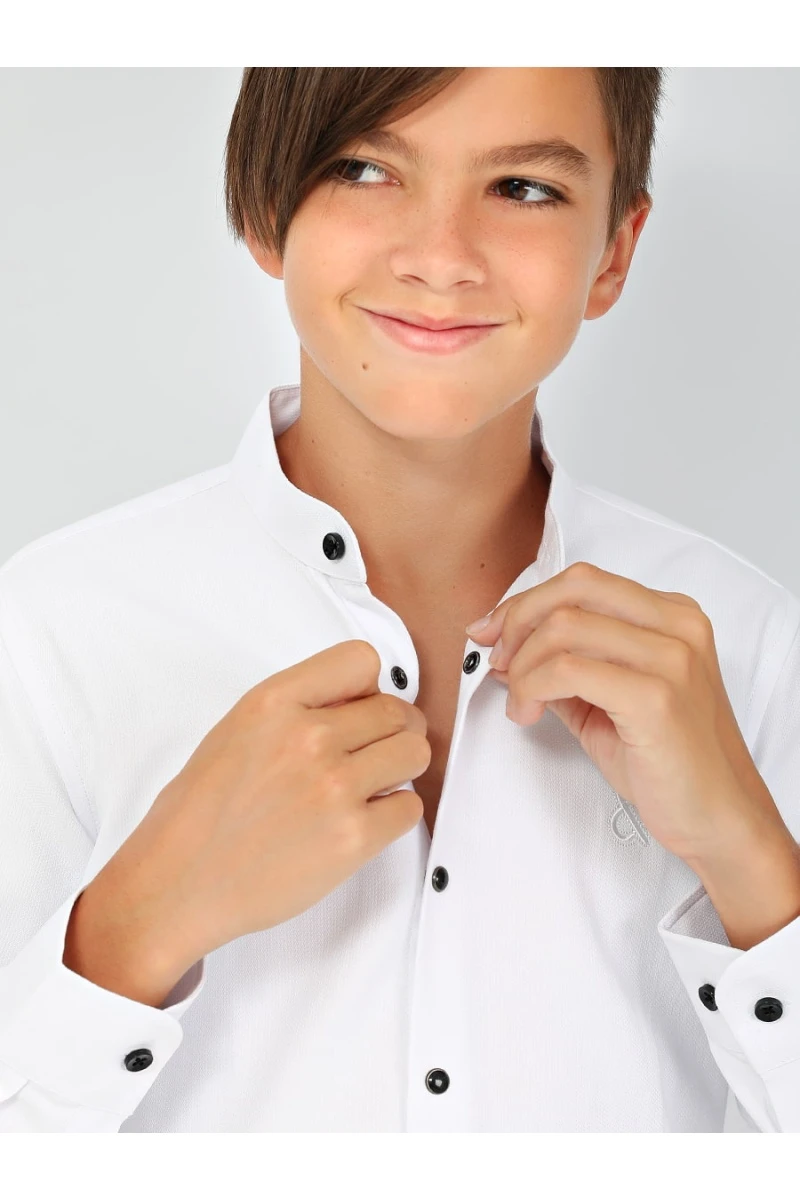 Рубашка длинный рукав SP2451 (белый)