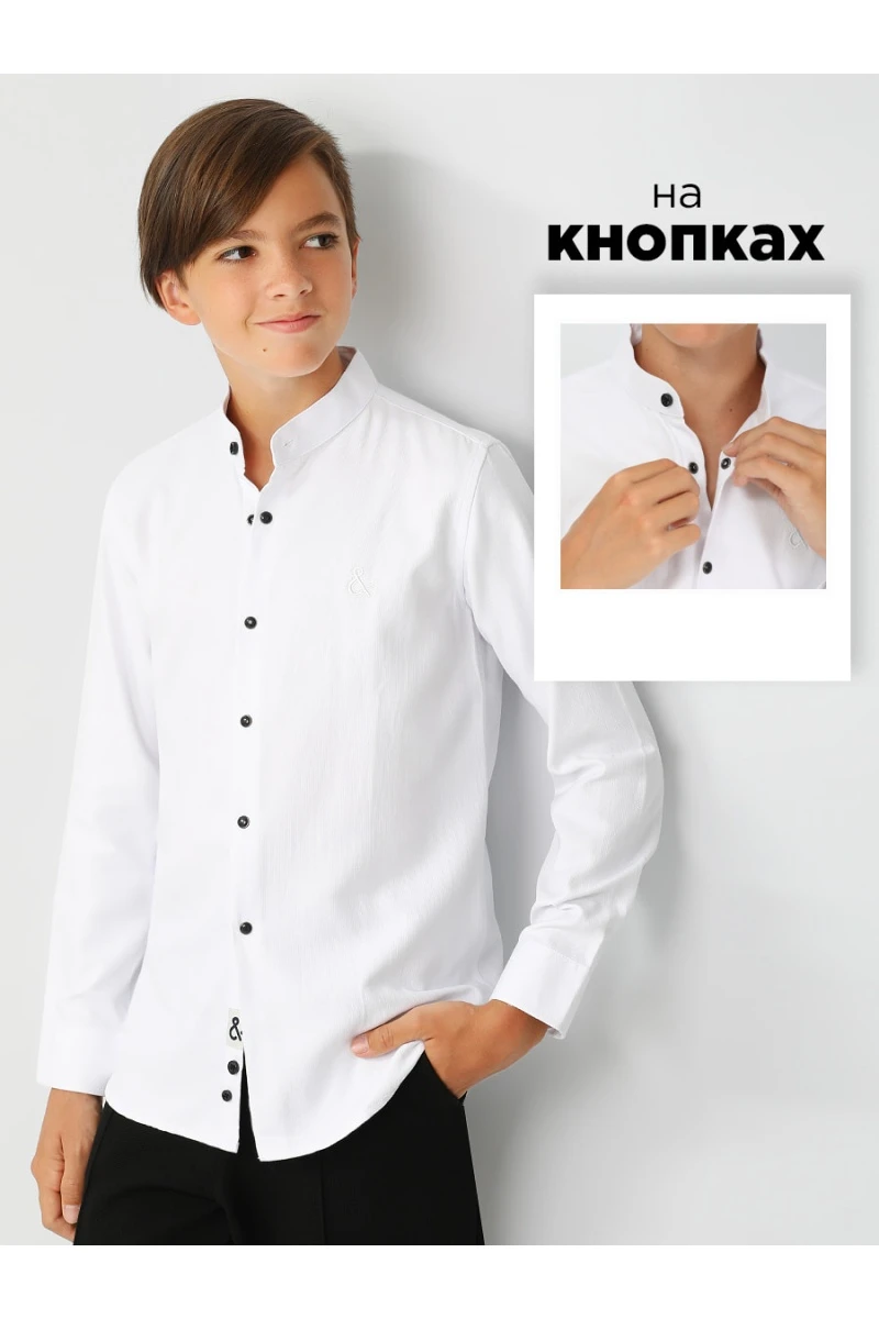 Рубашка длинный рукав SP2451 (белый)
