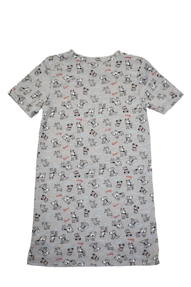 Туника Собачки (серый)