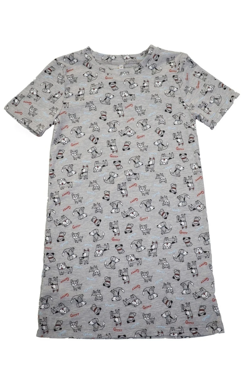 Туника Собачки (серый)