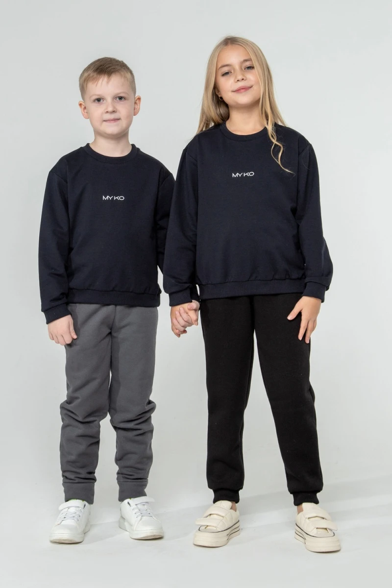 Детский свитшот 25-07 (синий)