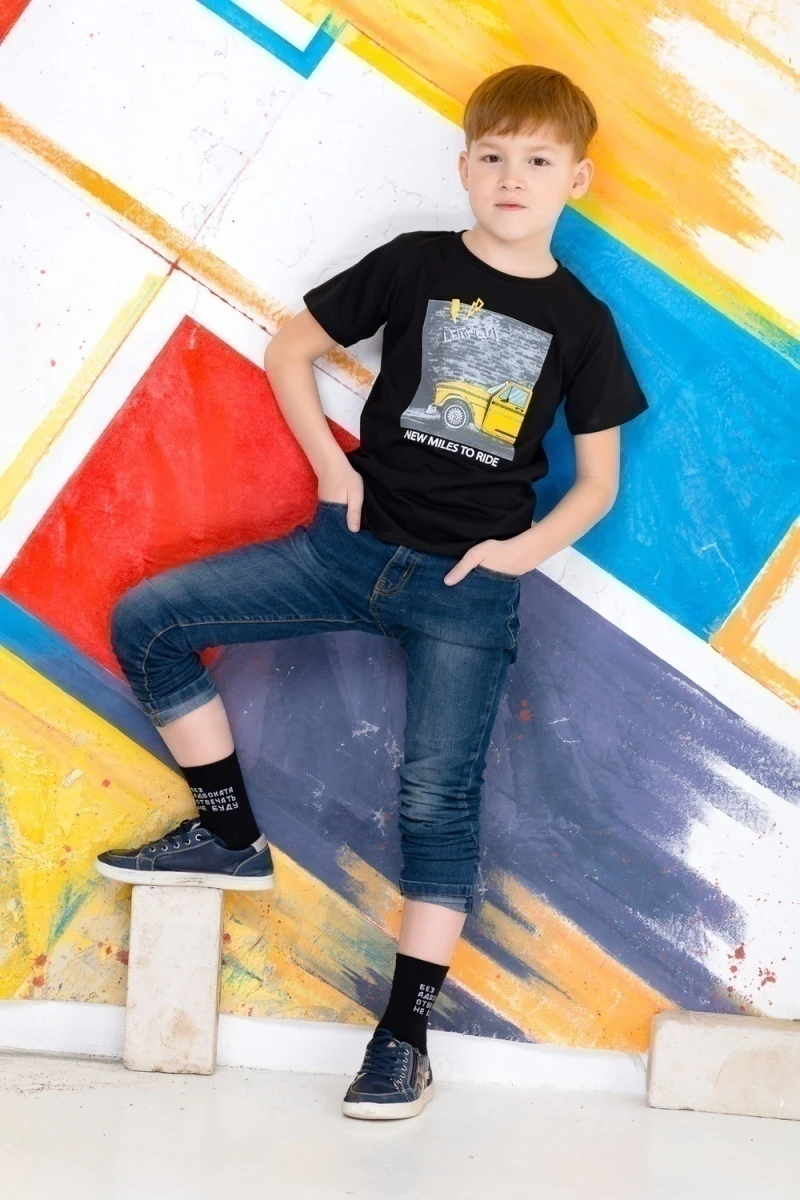 Детские носки стандарт Прогул (набор 3 пары) (черный)