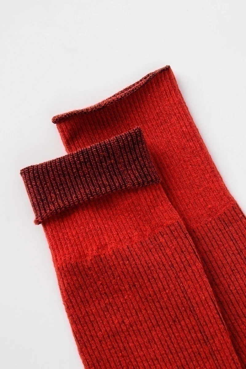 Гольфы Ретро (набор 2 пары) (красный)