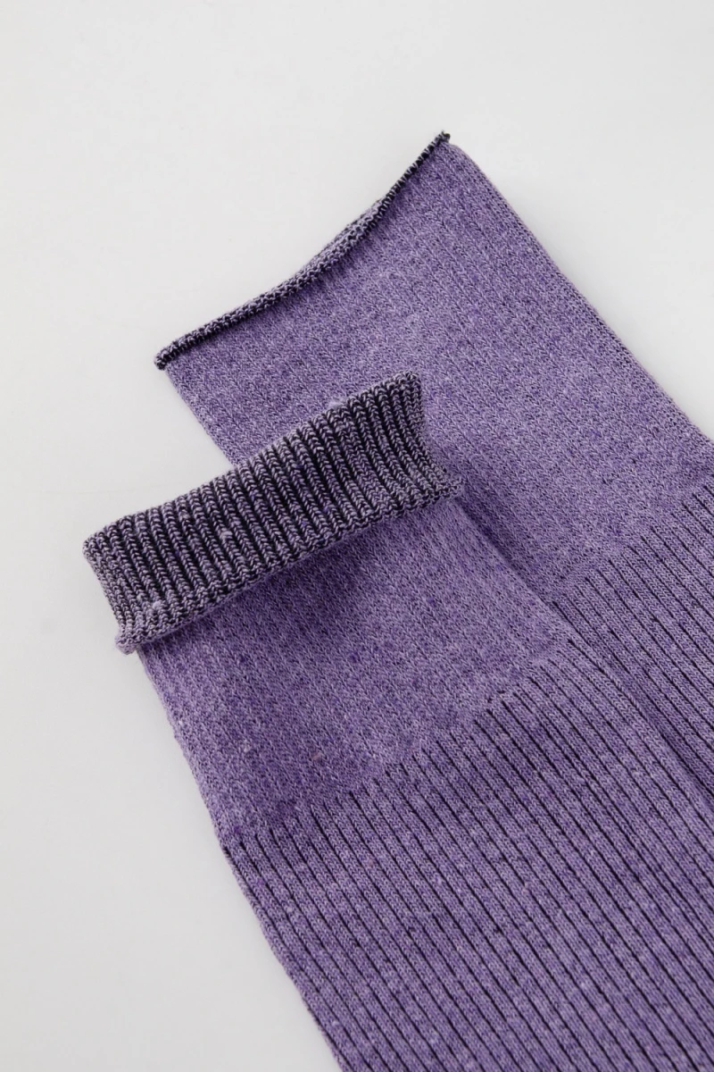 Гольфы Ретро (набор 2 пары) (темно-сиреневый)