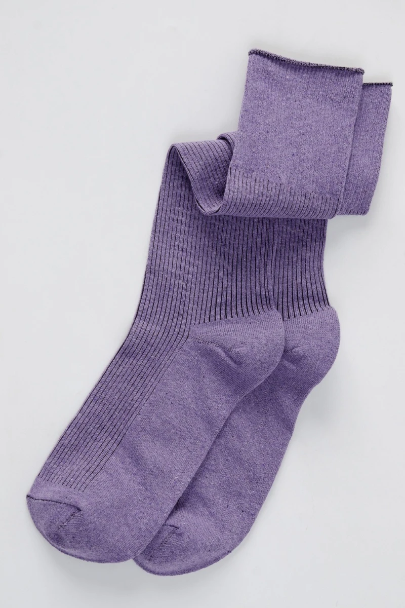 Гольфы Ретро (набор 2 пары) (темно-сиреневый)