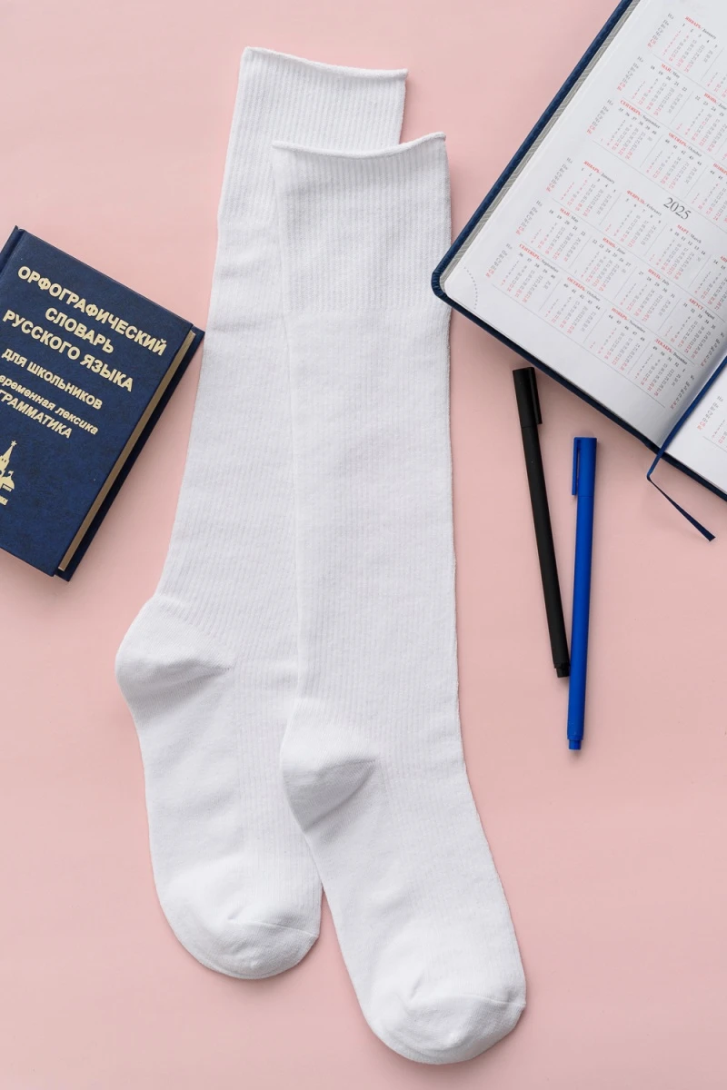 Гольфы Рибана (набор 2 пары) (белый)