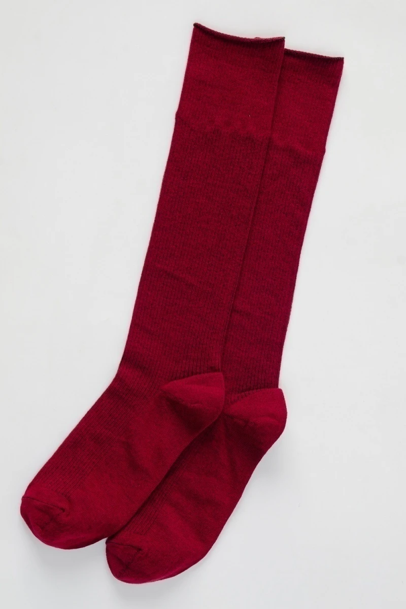 Гольфы Рибана (набор 2 пары) (бордо)