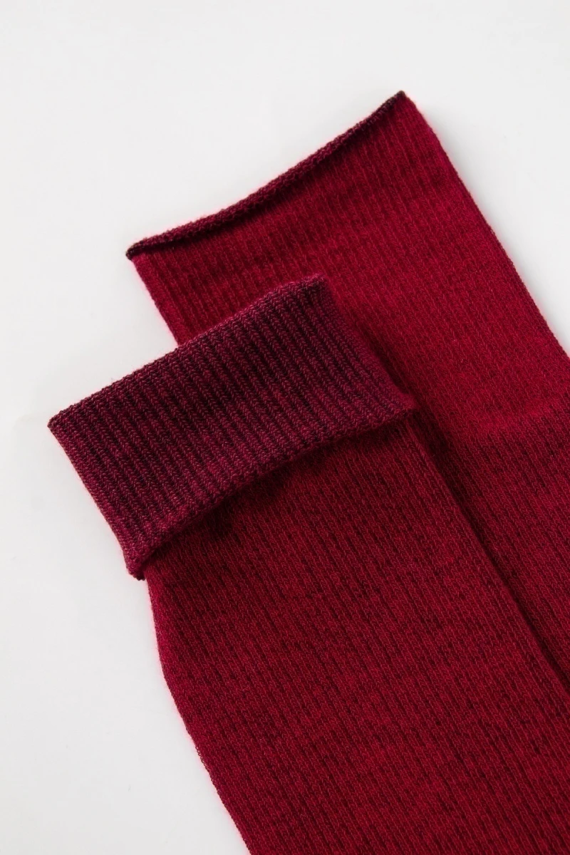 Гольфы Рибана (набор 2 пары) (бордо)