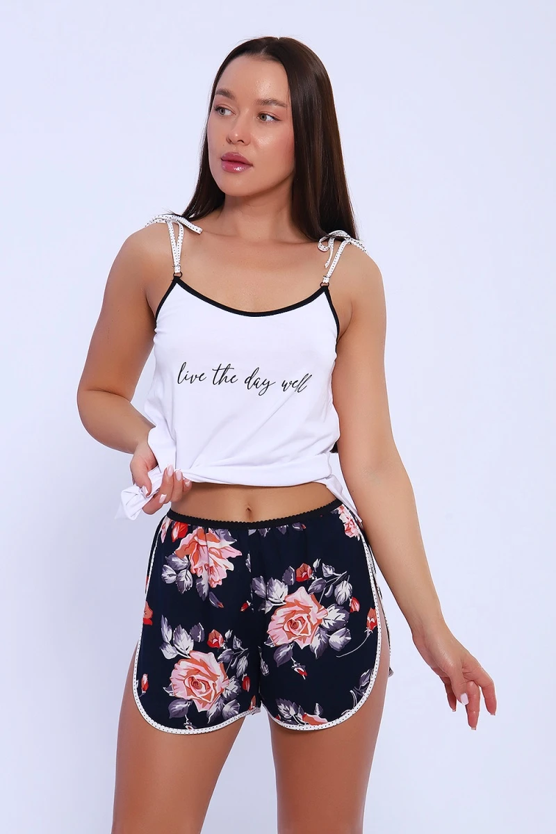 Шорты 74361 (цветы)