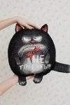 Подушка декоративная игрушка Кот обнимашка 27*27 (черный)