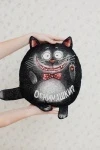 Подушка декоративная игрушка Кот обнимашка 27*27 (черный)