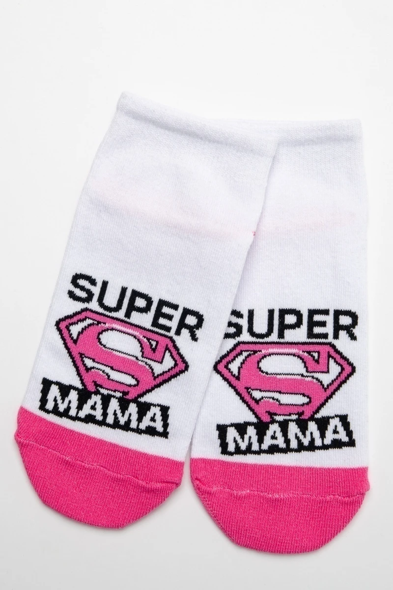 Носки стандарт Мама герой (белый)