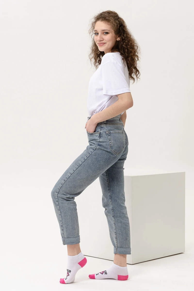 Носки стандарт Мама герой (белый)