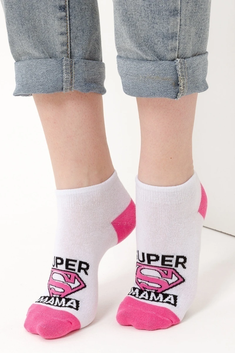 Носки стандарт Мама герой (белый)