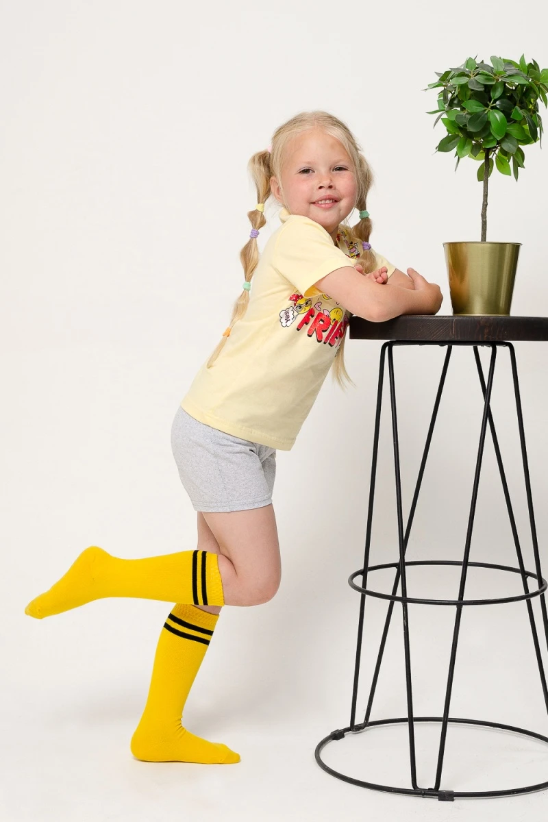 Детские гольфы Колор (набор 2 пары) (желтый)