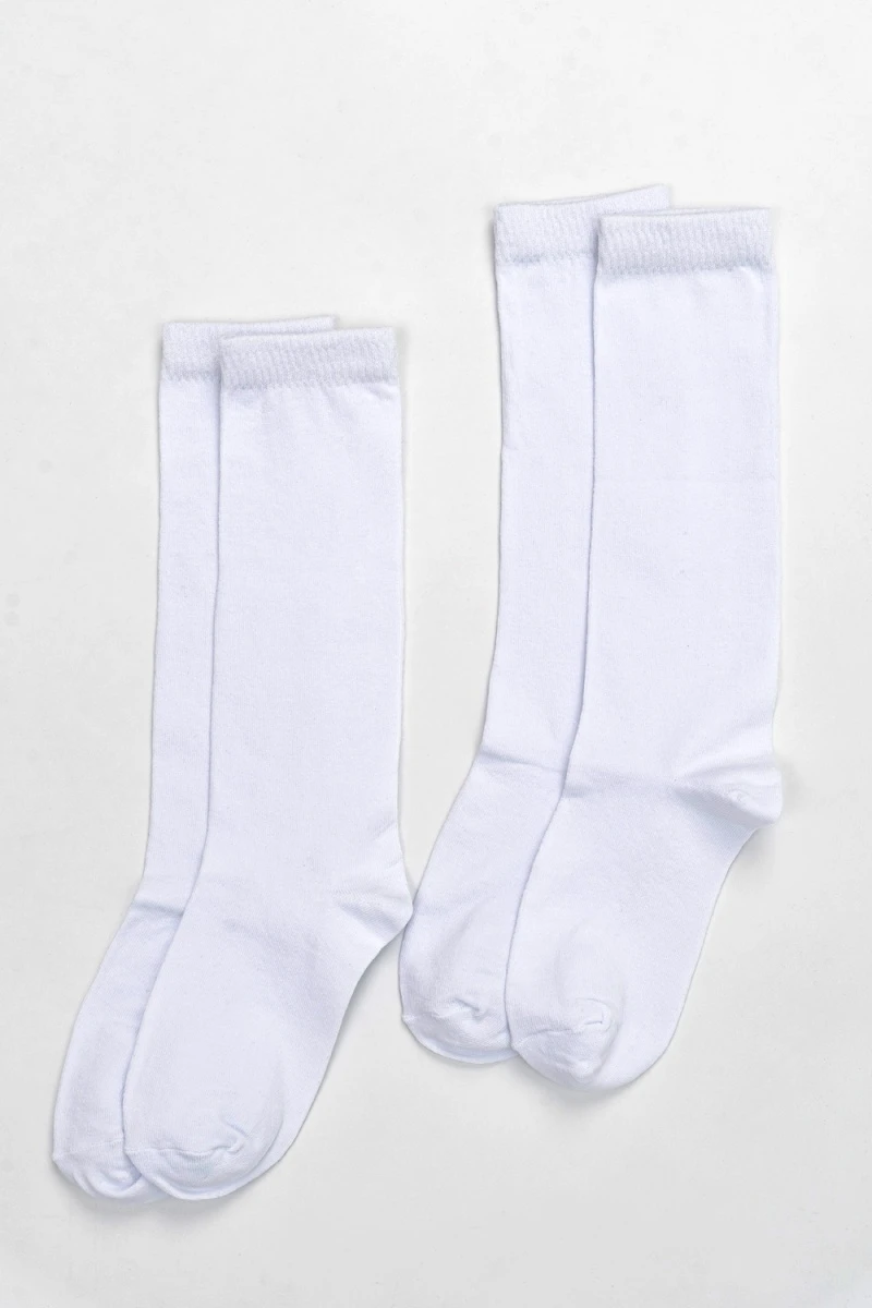 Гольфы Графика (гладь) (белый)