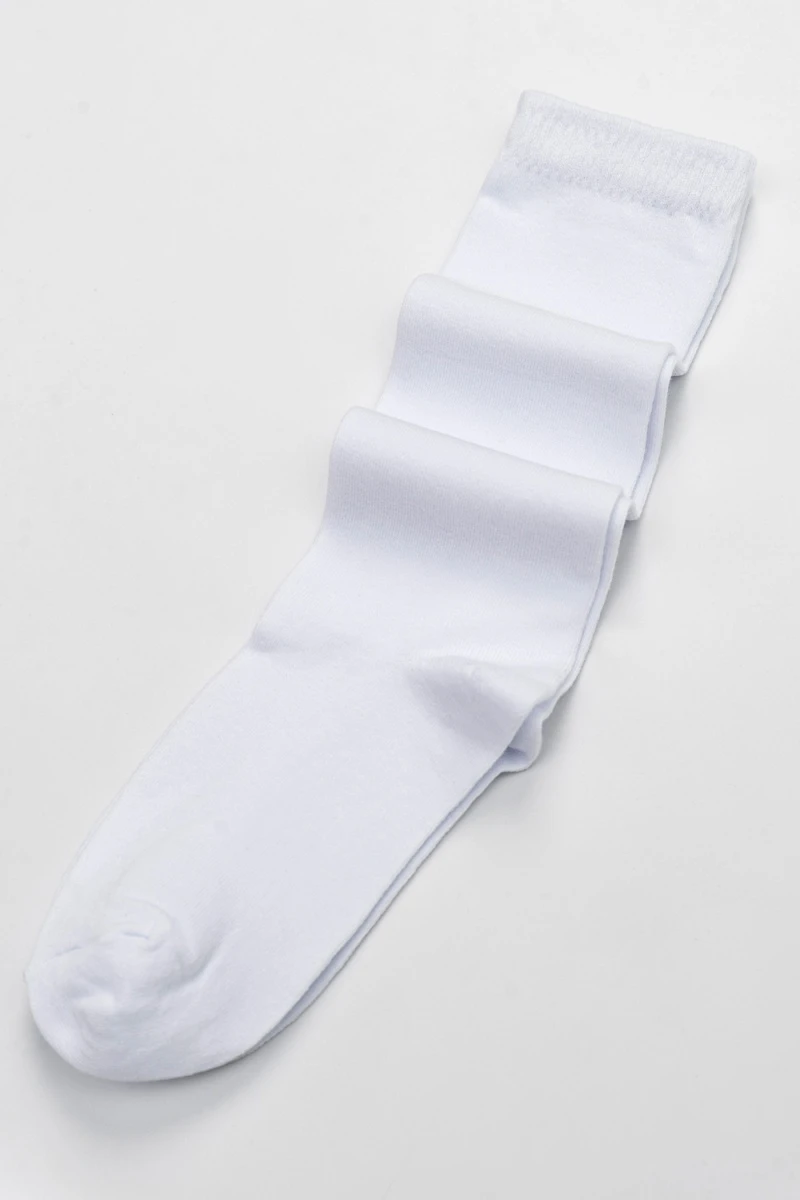 Гольфы Графика (гладь) (белый)