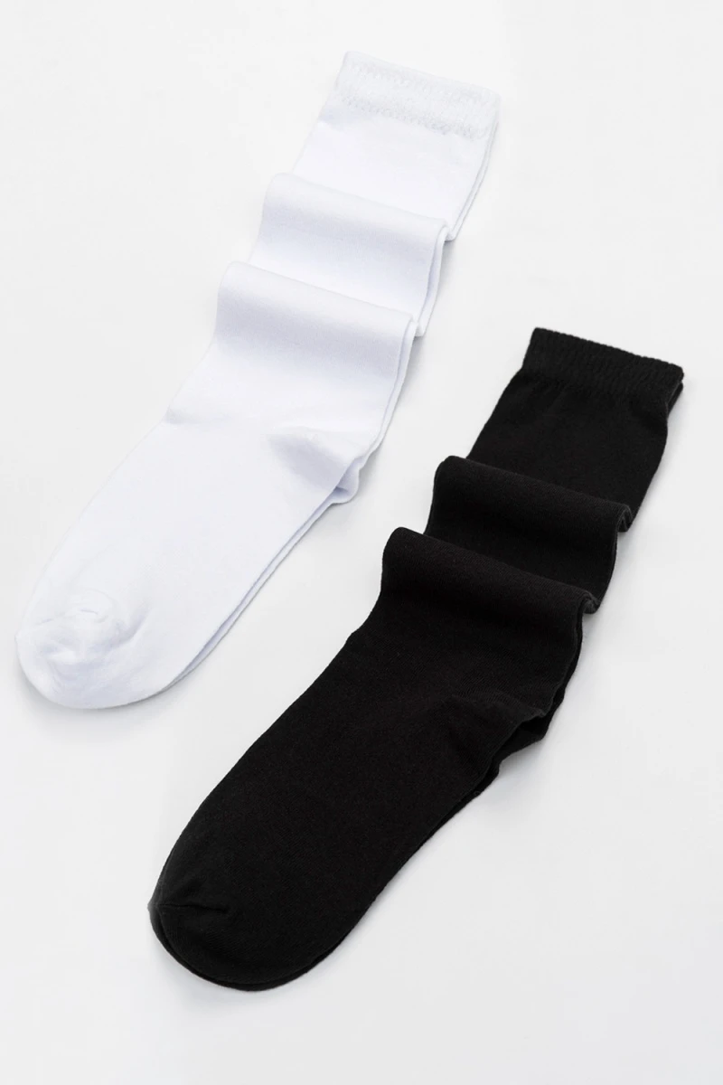 Гольфы Графика (гладь) (белый)