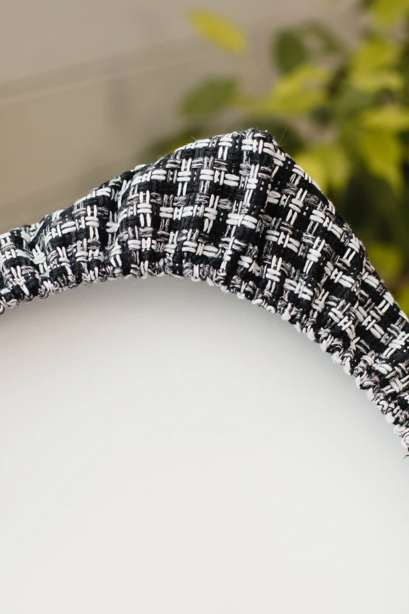 Подушка для мебели Плетенка черная 32х32 (черный)