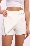 Юбка-шорт 88123 (молочный)