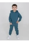 Костюм с брюками футер петля Galaxy 30206 (морская волна)