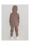 Костюм с брюками футер петля Galaxy 30206 (мокко)