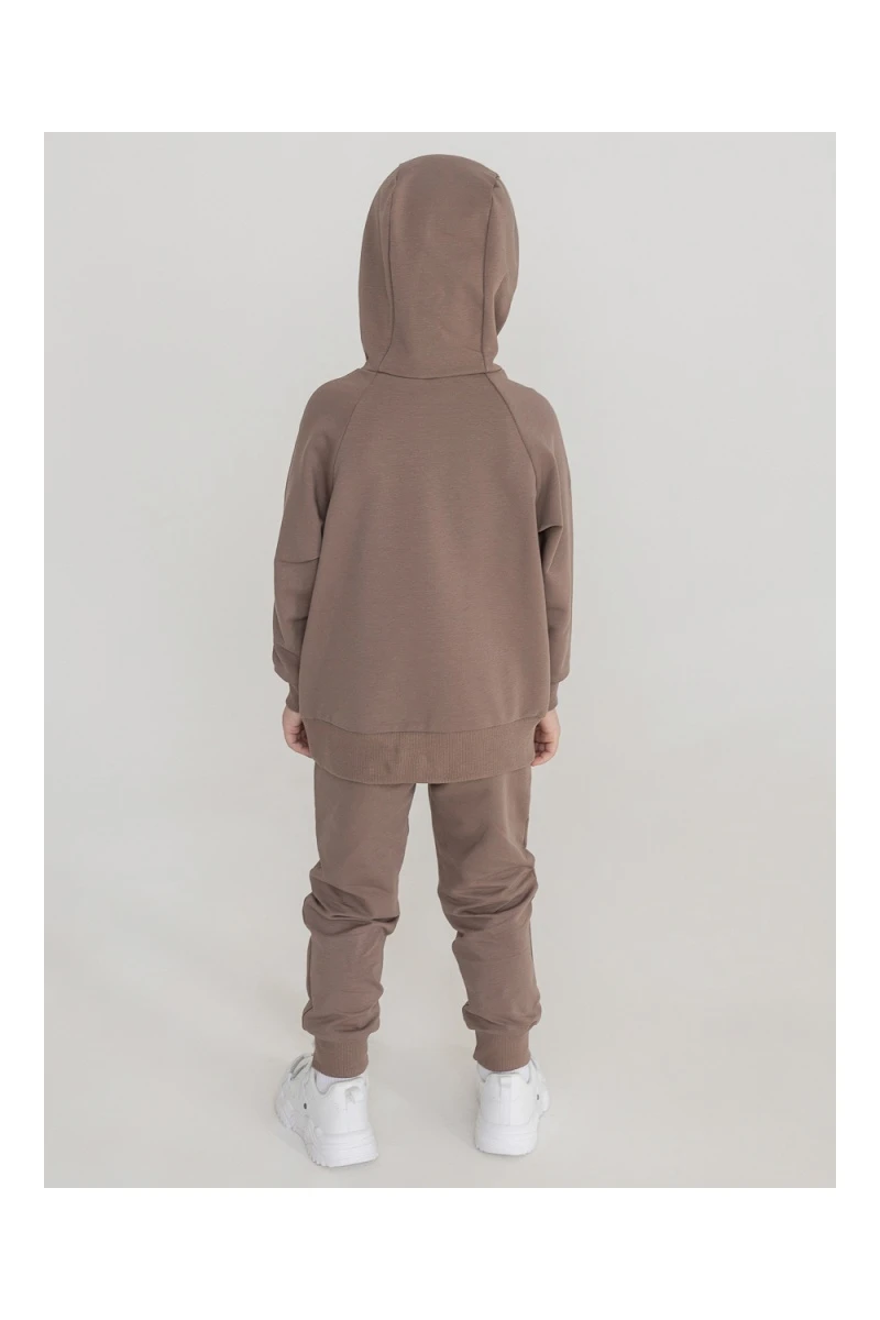 Костюм с брюками футер петля Galaxy 30206 (мокко)