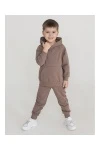 Костюм с брюками футер петля Galaxy 30206 (мокко)
