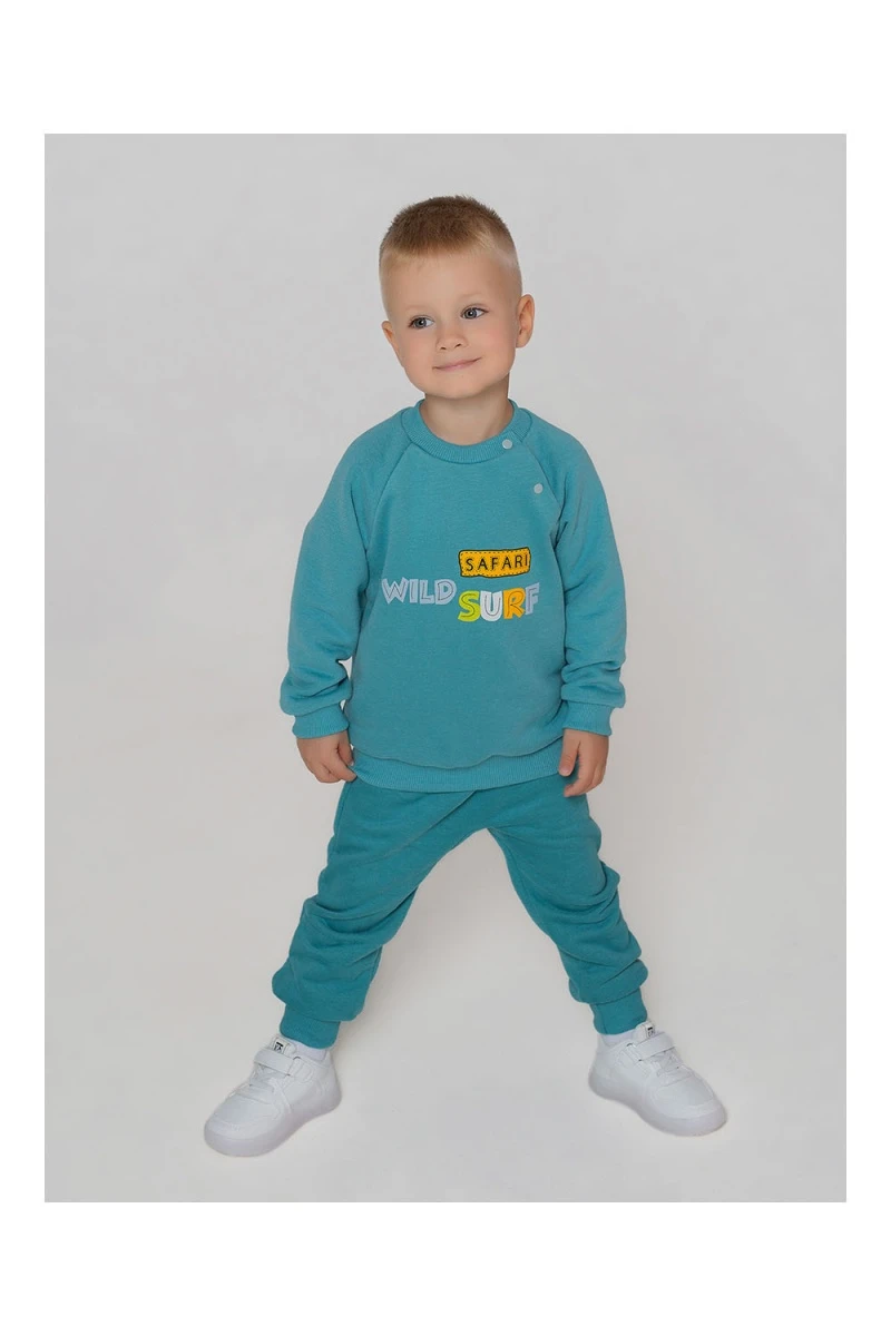 Свитшот Барт 20733 (сине-зеленый)