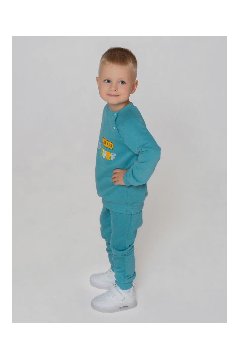 Свитшот Барт 20733 (сине-зеленый)