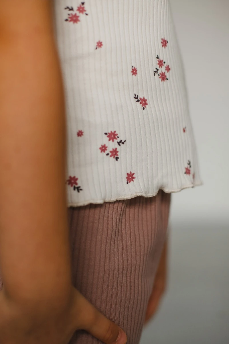 Футболка в рубчик 5-164 (молочный)