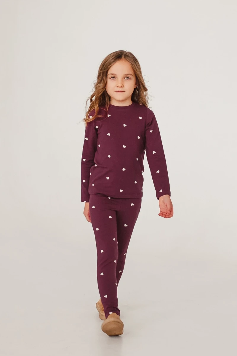 Легинсы вишневые 5-106 (вишневый)