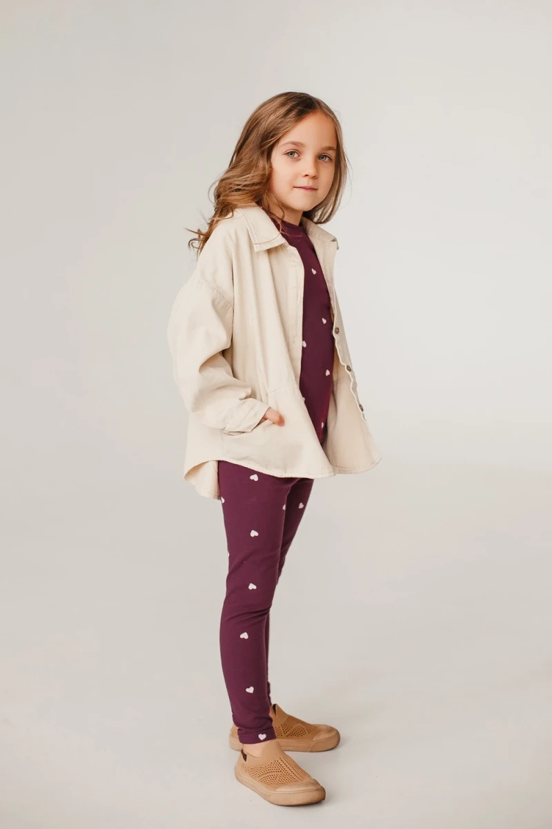 Легинсы вишневые 5-106 (вишневый)