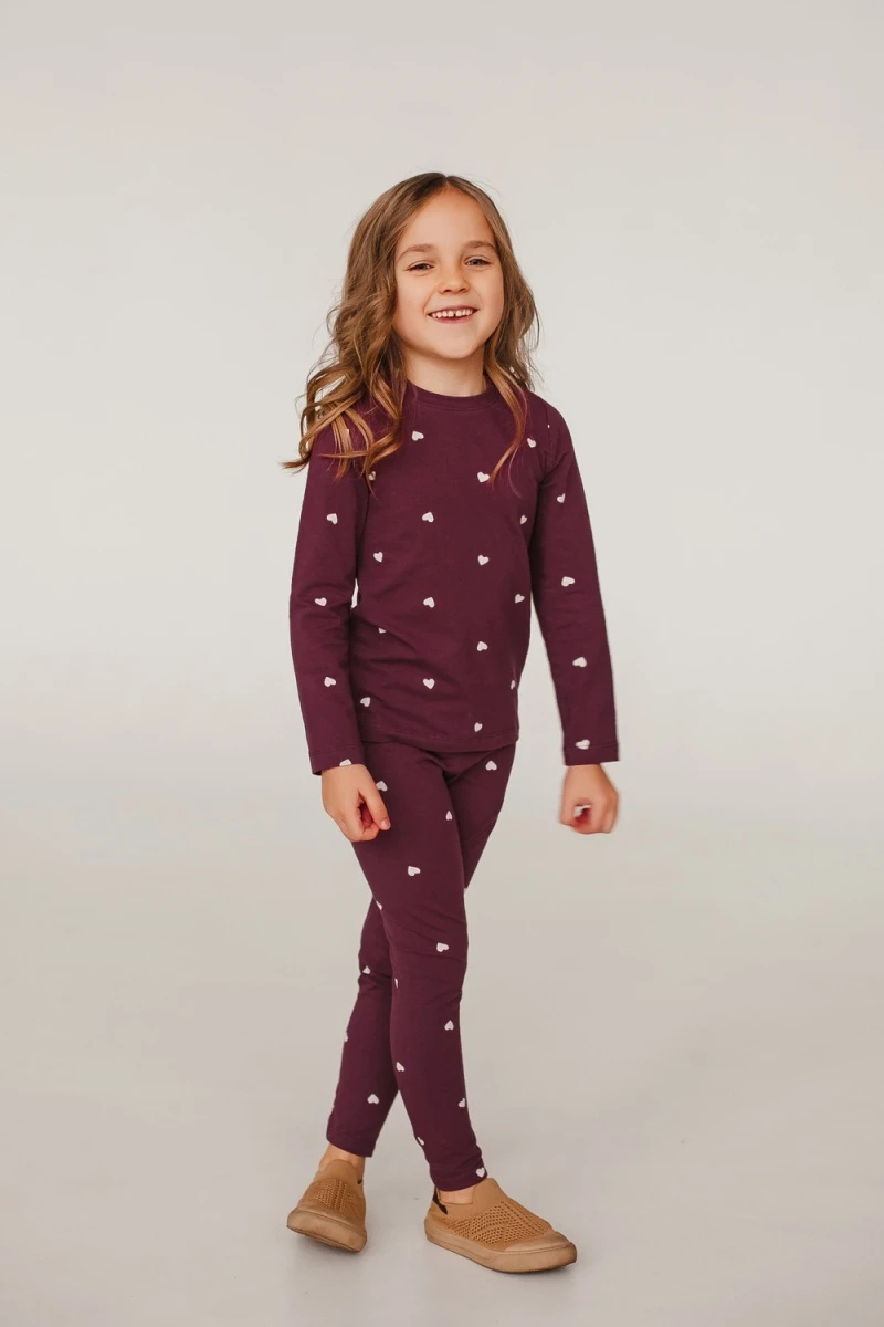 Легинсы вишневые 5-106 (вишневый)