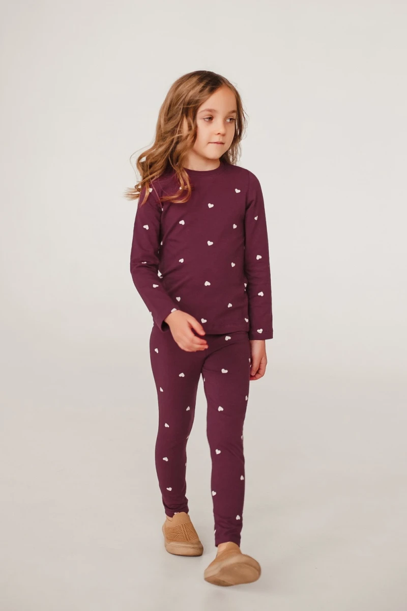 Легинсы вишневые 5-106 (вишневый)