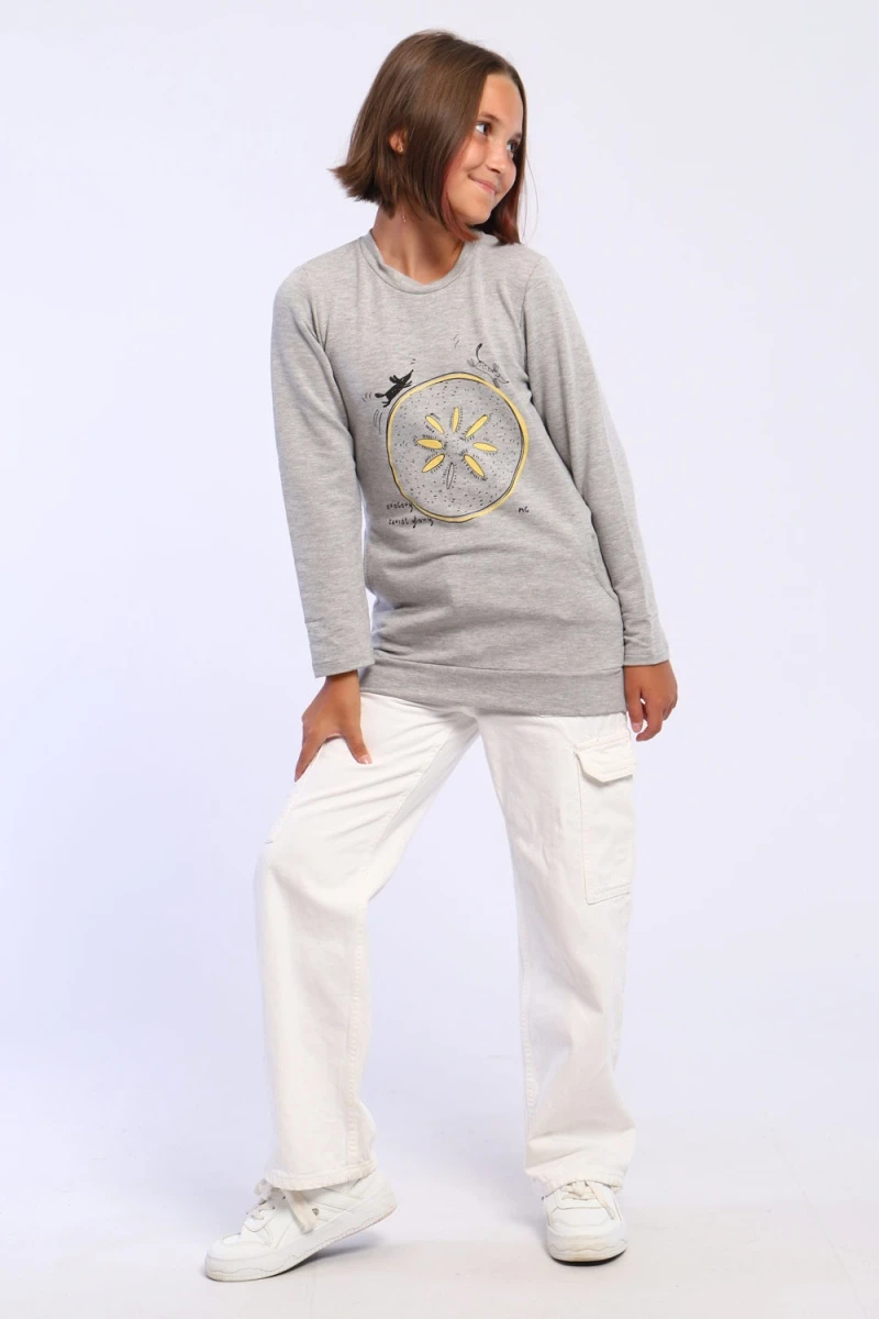 Толстовка 51131 (серый меланж)