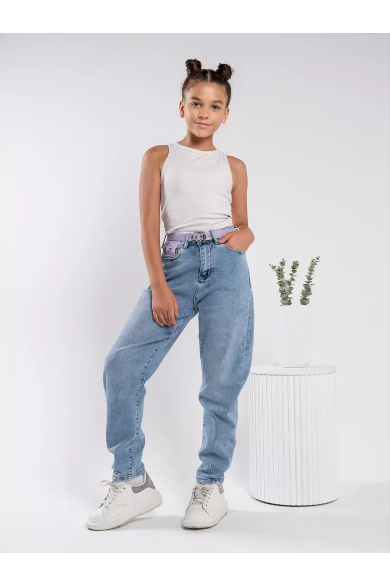 Джинсы 60118 (голубой)