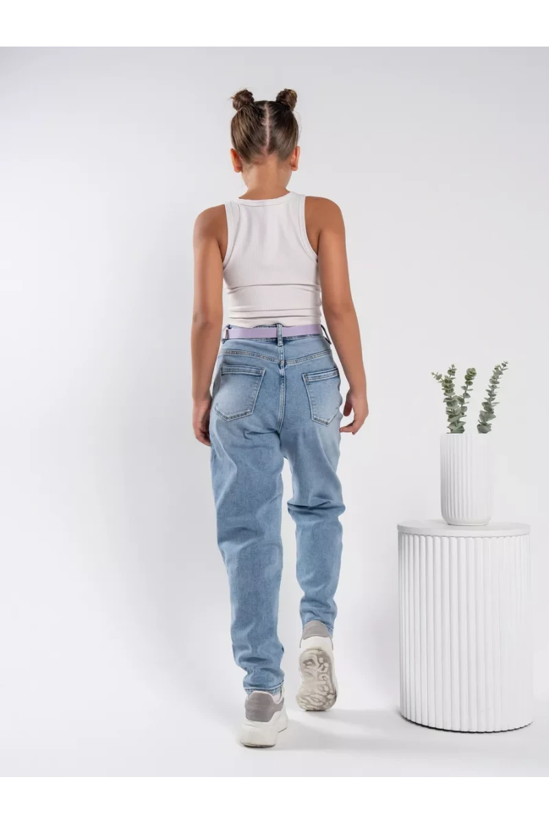 Джинсы 60118 (голубой)