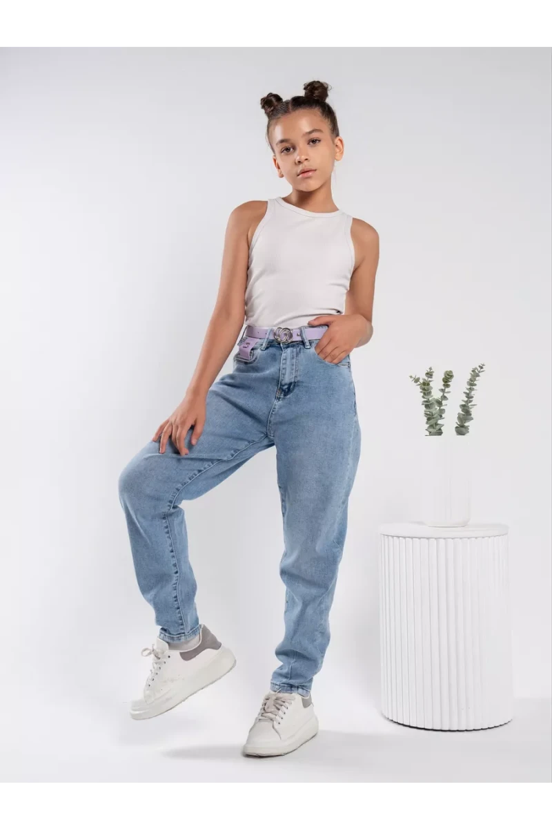 Джинсы 60118 (голубой)