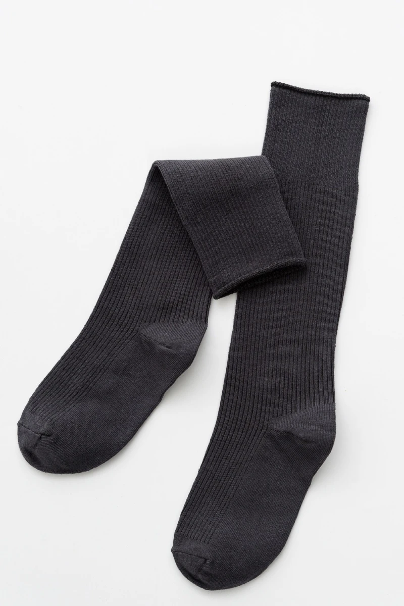 Детские гольфы Рибана (темно-серый)