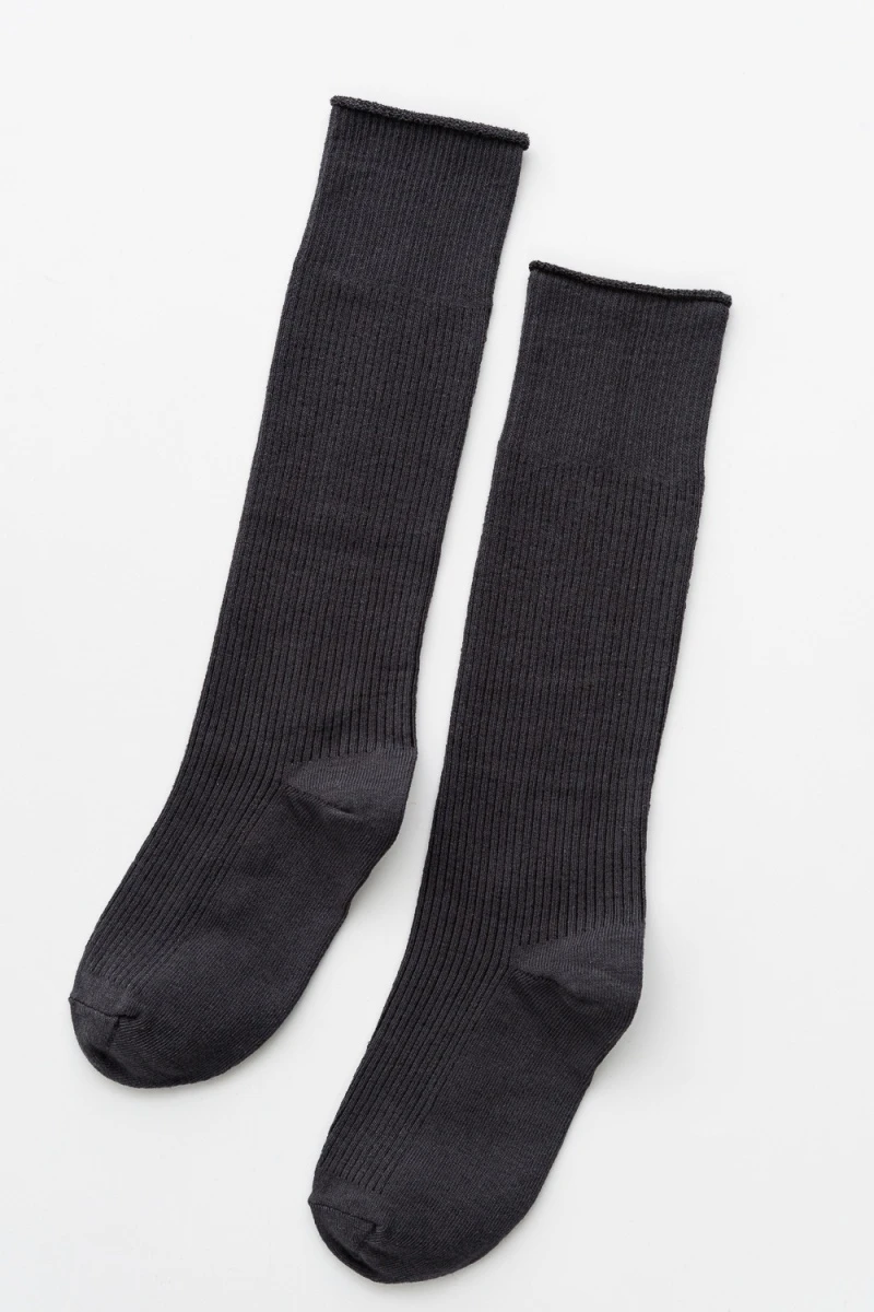 Детские гольфы Рибана (темно-серый)