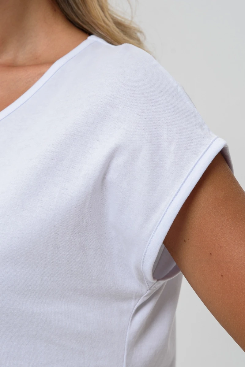 Футболка 7158/1 однотон (белый)