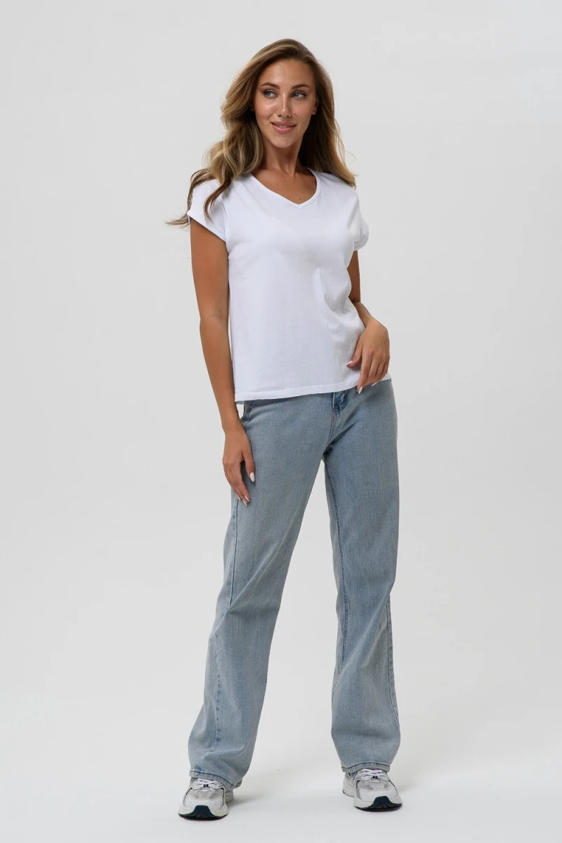 Футболка 7158/1 однотон (белый)